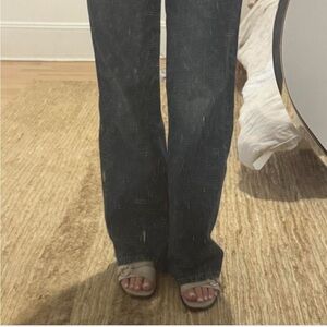 Munro American Cream Heel Sandals